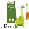 My little origami avenue mandarine modele dinosaure 12x12cm 70g 20 feuilles