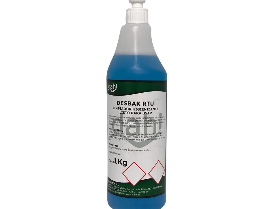 Nettoyant bactericide desbakazul sans rinãage bouteille 1 litre