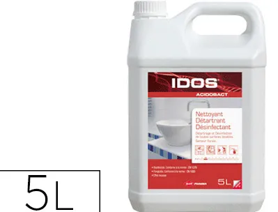 Nettoyant coldis idos acidobact nettoie détartre désinfecte désodorise surfaces lavables effet mousse bidon 5l