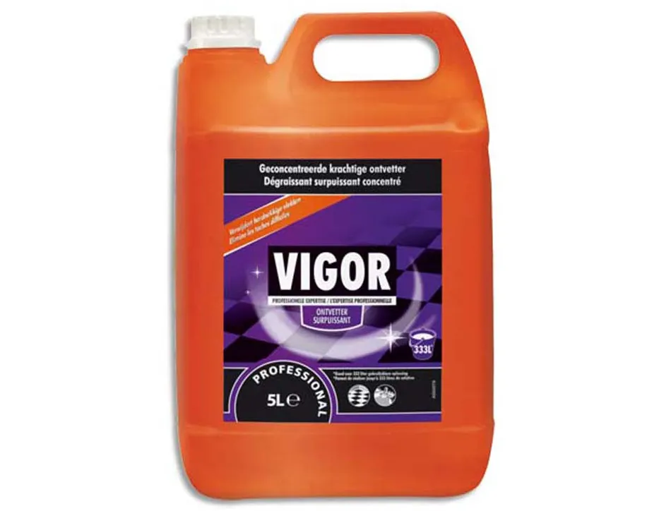 Nettoyant detergent surpuissant degraissant concentre ph11 vigor 5 l