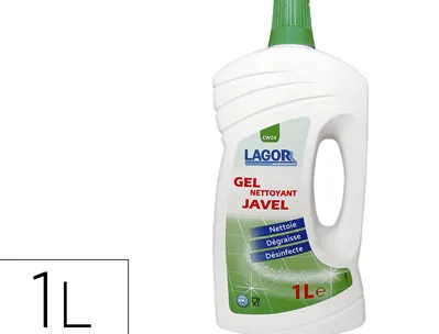 Nettoyant en gel lagor eau de javel flacon 1l