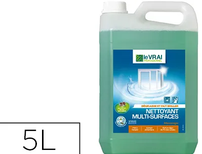 Nettoyant le vrai professionnel multi-surfaces dégraissant brillance bidon 5l