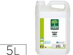 Nettoyant sol arbre vert concentré diluer carrelage tomettes plastiques parquets vitrifiés auto-laveuse romarin bidon 5l