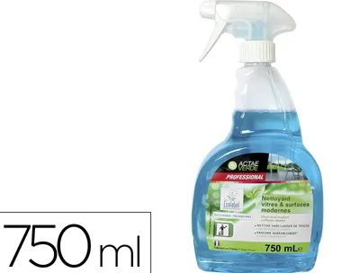 Nettoyant vitres écolabel nettoyage sans traces parfum pin pistolet 750ml