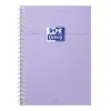 Notebook oxford etudiant integrale 4 trous 230x297mm 160 pages optik paper seyes col pastel ass lot de 20 blocs