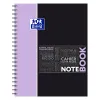 Notebook oxford etudiant integrale 4 trous 230x297mm 160 pages optik paper 5x5 col pastel ass lot de 20 blocs