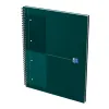Notebook oxford international reliure integrale 222x295mm 160 pages optik paper perforees 4 trous reglure lign