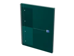 Notebook oxford international reliure integrale 222x295mm 160 pages optik paper perforees 4 trous reglure lign