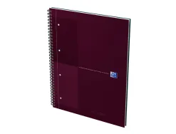 Notebook oxford international reliure integrale 222x295mm 160 pages optik paper perforees 4 trous reglure lign