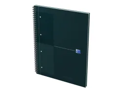 Notebook oxford international reliure integrale 222x295mm 160 pages optik paper perforees 4 trous reglure lign