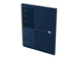 Notebook oxford international reliure integrale 222x295mm 160 pages optik paper perforees 4 trous reglure lign