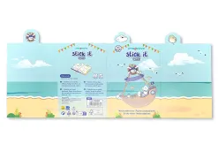 Notes adhesives imaginovo stick it notebook 20 notes adhesives pirate tailles assorties boussole