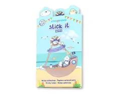 Notes adhesives imaginovo stick it notebook 20 notes adhesives pirate tailles assorties boussole