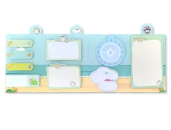 Notes adhesives imaginovo stick it notebook 20 notes adhesives pirate tailles assorties boussole