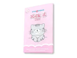 Notes adhesives imaginovo stick it notebook 20 notes adhesives chaton tailles assorties
