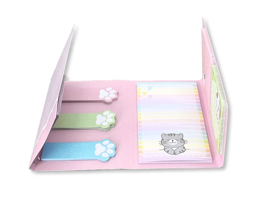Notes adhesives imaginovo stick it notebook 20 notes adhesives chaton tailles assorties