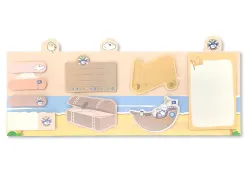 Notes adhesives imaginovo stick it notebook 20 notes adhesives pirate tailles assorties drapeau