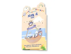 Notes adhesives imaginovo stick it notebook 20 notes adhesives pirate tailles assorties drapeau