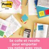 Notes post-it poptimistic 38 x 51 mm assorties 12 blocs de 100