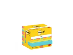 Notes post-it poptimistic 38 x 51 mm assorties 12 blocs de 100
