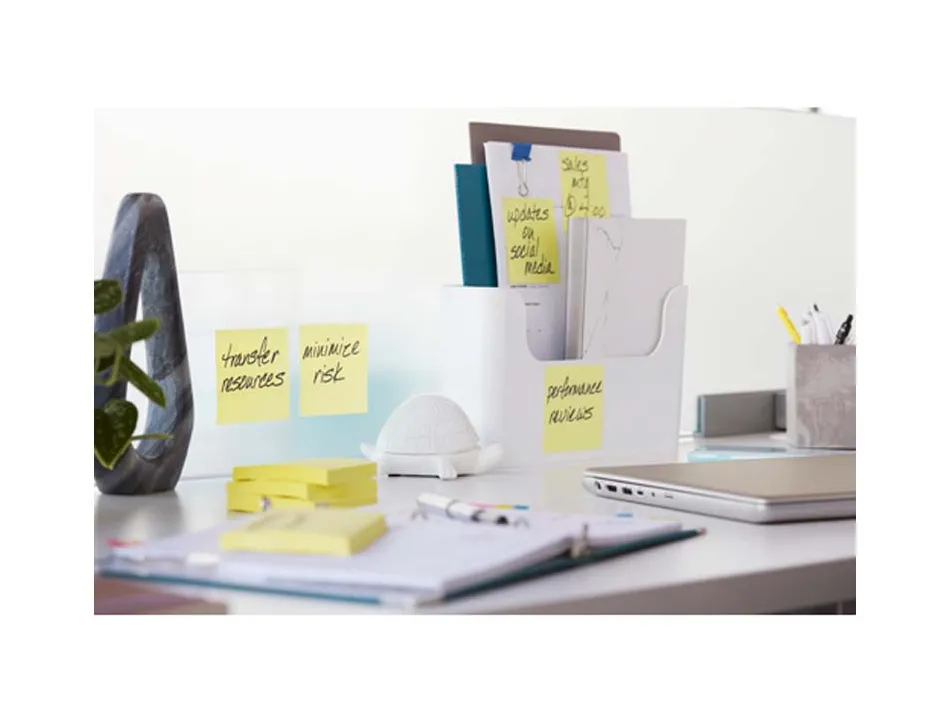 Notes post-it super sticky cube 76 x 76 mm jaune 270 feuilles