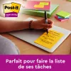 Notes repositionnables post-it 102 x 152 mm neon assortis lot de 6 blocs de 100 feuilles
