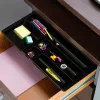 Organisateur tiroir q-connect amovible 344x160x33 mm coloris noir