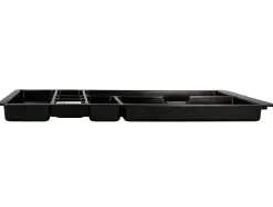 Organisateur tiroir q-connect amovible 364x225x21 mm coloris noir
