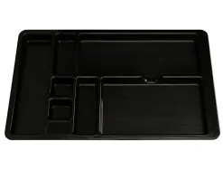 Organisateur tiroir q-connect amovible 364x225x21 mm coloris noir