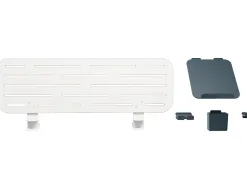 Organiseur leitz bureau et support portable 80x25cm coloris blanc