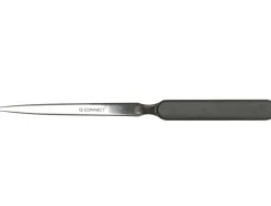 Ouvre-lettres q-connect mancheplastique noir lame chromée longueur 190mm