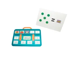 Pack 425 timbres sodertex adh sifs rouleau bons points + cartable 2,5 mmx5m 3 rouleaux assortis