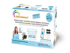 Pack de 6 cartouches filtrantes 120l. chlore 100 l. calcaire
