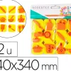Pack de 12 mini tampons en mousse eva sodertex theme toque chef diam. 340mm