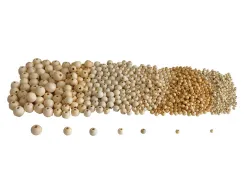 Pack de perles sodertex en bois naturea - 7 tailles - 575 pcs - 580g - 1 coloris