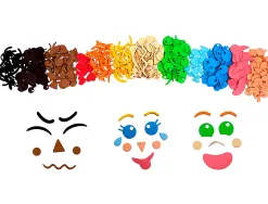Pack emotions mousse eva sodertex adh sive - 500 pcs - tailles et coloris assortis