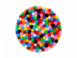 Pack mini pompons sodertex colores - 1 cm - 1000 pcs - 10 coloris assortis