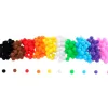 Pack mini pompons sodertex colore - 8 mm - 200 pcs - 10 coloris