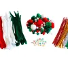 Pack no l sodertex 113 pompons + 38 pompons m tallis s + 35 yeux mobiles + 99 chenilles + 24 chenilles