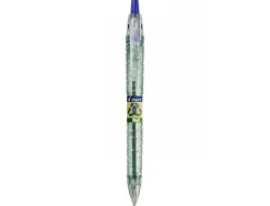 Pack pilot begreen b2p ecoball 10 stylos-bille pointe moyenne + 10 recharges bleu