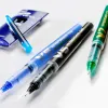 Pack pilot v7 10 rollers encre liquide rechargeables pointe moyenne 10 sets de 3 recharges 5 offertes coloris