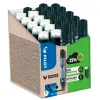 Pack pilot v-board master 10 marqueurs effacables a sec pointe conique moyenne 10 recharges 5 offertes coloris noir