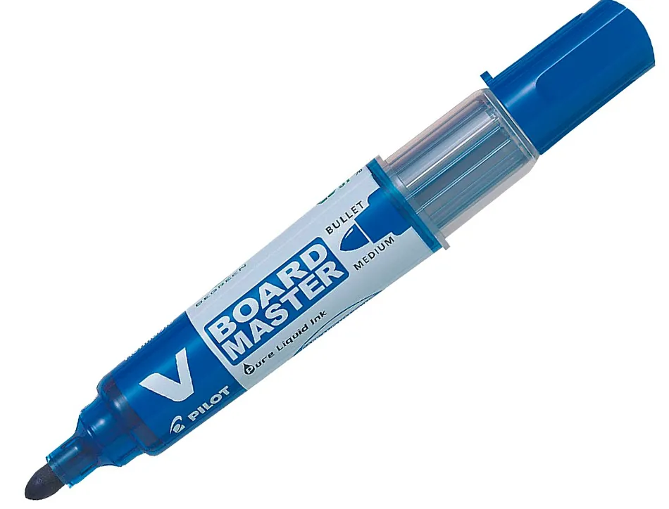 Pack pilot v-board master 10 marqueurs effacables a sec pointe conique moyenne 10 recharges 5 offertes assortis