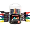 Pack posca educreatif classique + lot de 30 masques animaux + fiche atelier 04439