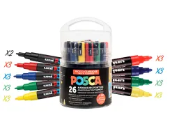 Pack posca educreatif festif + lot de 30 masques animaux + fiche atelier