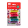 Paillette apli fluo biodegradable pot 6g coloris assortis pack 6 unites