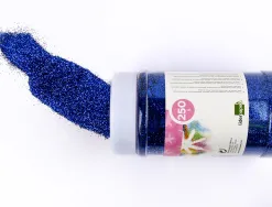 Paillette fantaisie liderpapel coloris bleu métallisé pot 250g