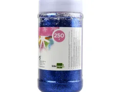 Paillette fantaisie liderpapel coloris bleu métallisé pot 250g