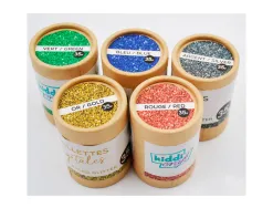 Paillettes oz international biodegradable vegetales tube carton 35g coloris bleu