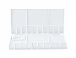 Palette de melange liderpapel en plastique pour peinture pliable 20x10x1,8 cm